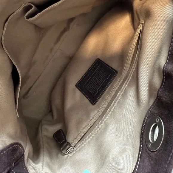 Coach Brown Monogram Purse - Picture 5 of 7